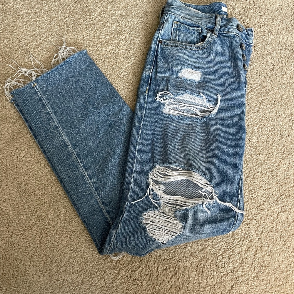 Pacsun Distressed Blue Jeans